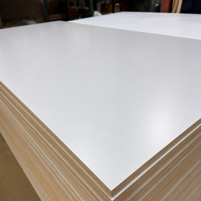 Light gray melamine plywood 4x8 cabinet panel