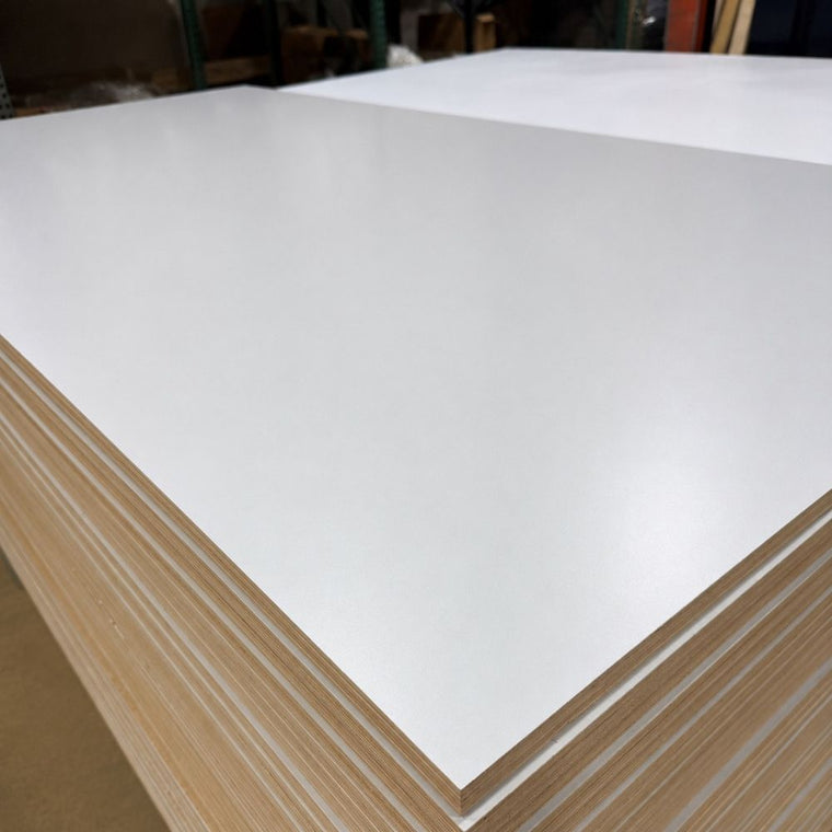 Light Gray Melamine Plywood — Light gray finish reference.