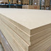 MDF 800 panel stack showing smooth surface and clean machined edges